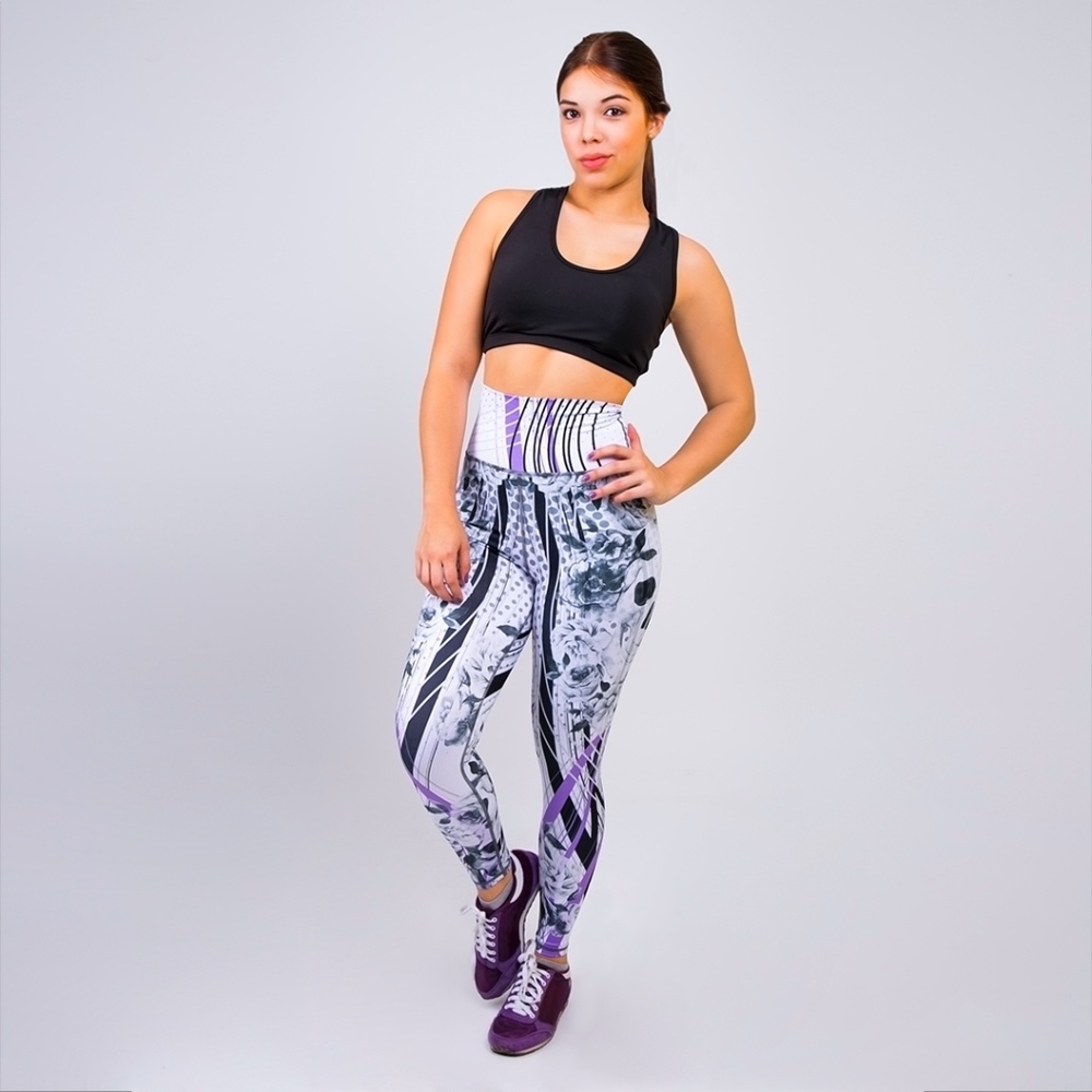 Skulls and Flowers Leggings